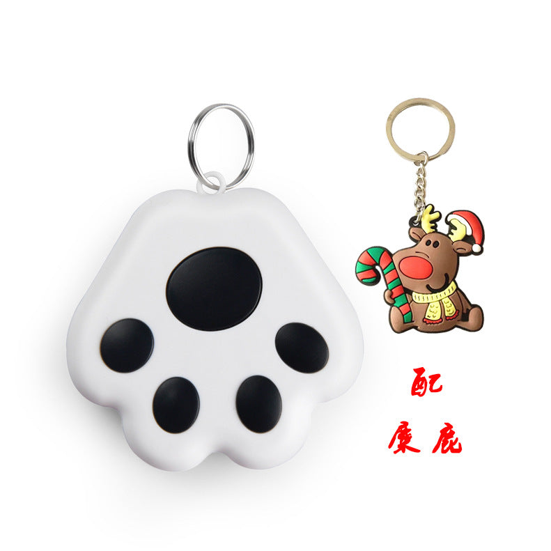 Smart dog's paw portable Bluetooth 5.0 pet mobile phone key wallet searching alarm anti-lost tracker locator