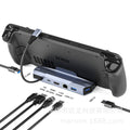typec docking station steamdeck Nintendo video game base bracket PSP Gigabit 6 in1 expansion Dock 4K