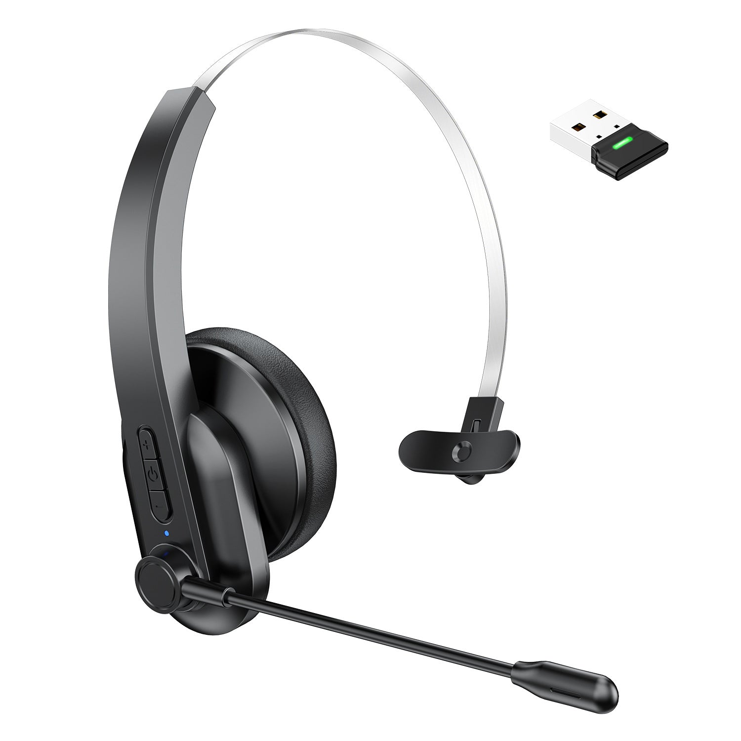2.4g wireless Bluetooth telephone headset truck driver headset customer service noise reduction headset microphone cross-border wholesale
