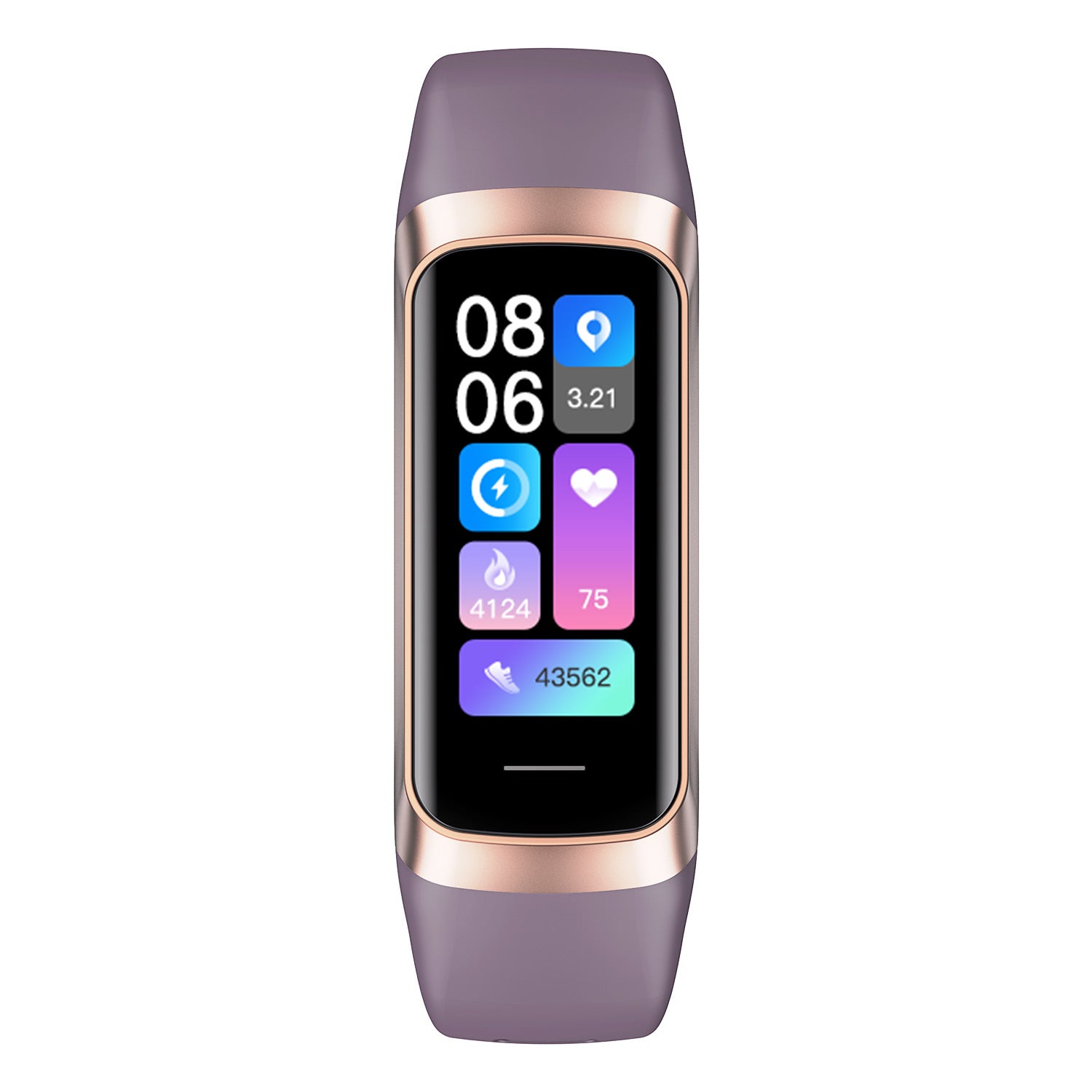 C60 Smart Fitness Tracker Blood Pressure Heart Rate Monitoring Waterproof Durable