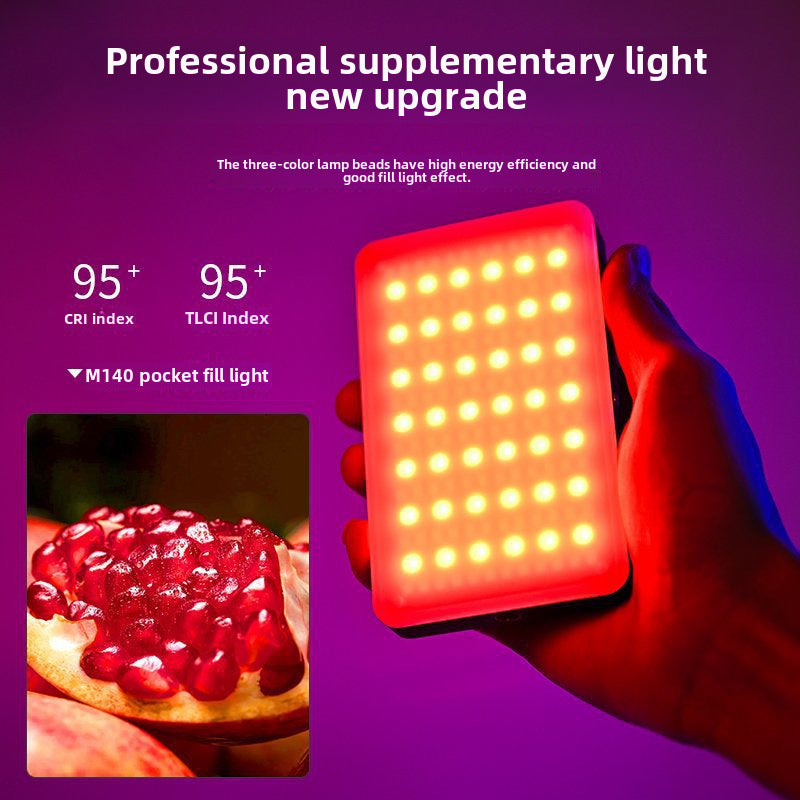 Cross-border mobile phone clip fill light RGB flash self-timer lamp camera mobile phone tablet video fill light