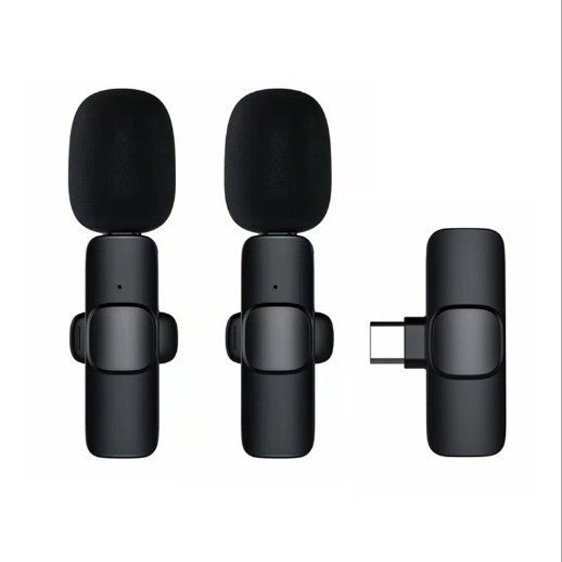 Cross-border K9 wireless collar clip microphone outdoor live broadcast Vlog noise reduction Radio Mini small microphone source factory