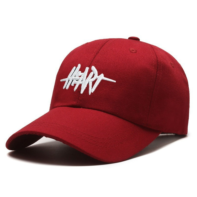 Hat for women Spring and Autumn Summer new high quality baseball cap Korean style face-looking small sunshade embroidered peaked cap male hat