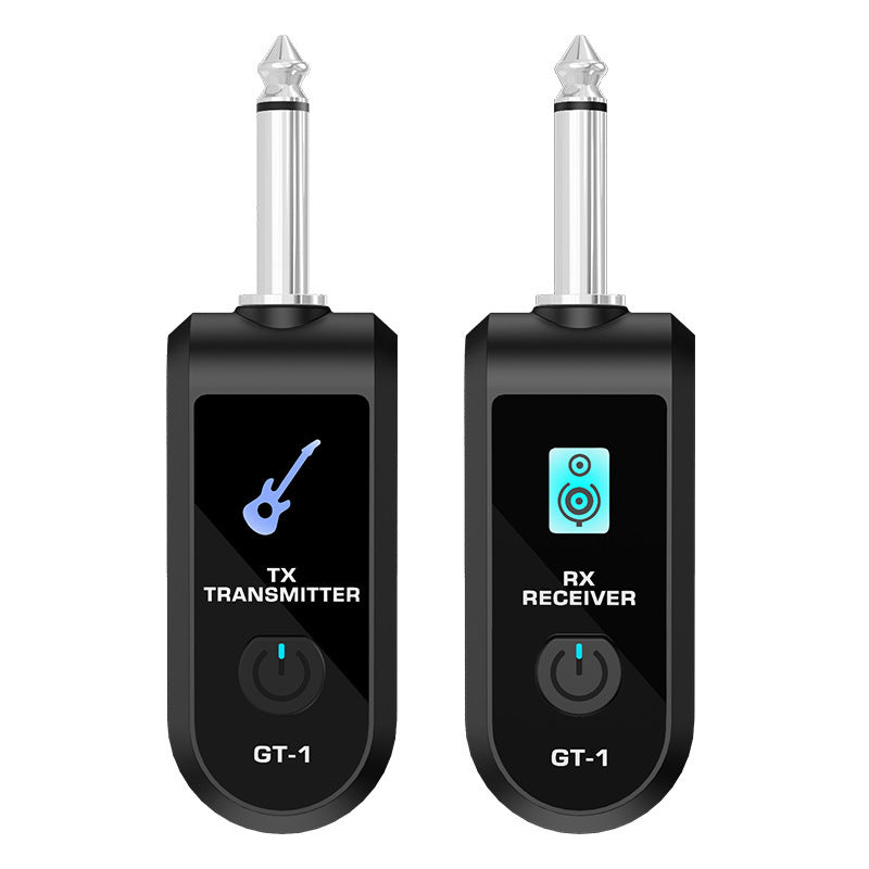 Moving coil wired conversion wireless microphone system Transmit Receive unit musical instrument handheld electrical blowpipe guitar amplifier grenade