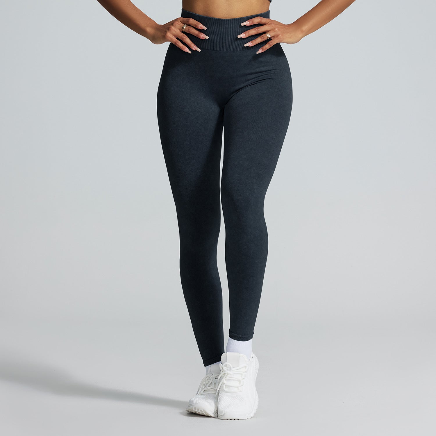 European and American Autumn Winter Tight Sports Set