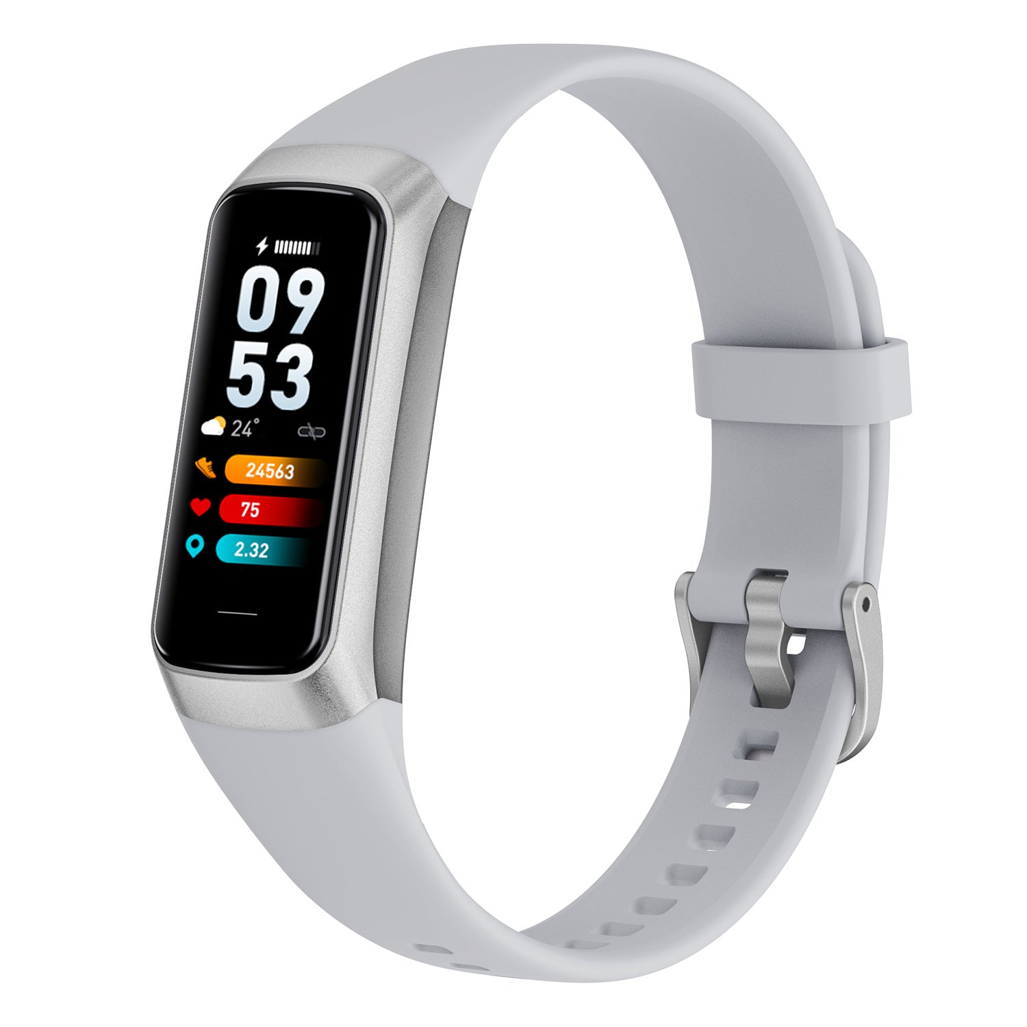 C60 Smart Fitness Tracker Blood Pressure Heart Rate Monitoring Waterproof Durable
