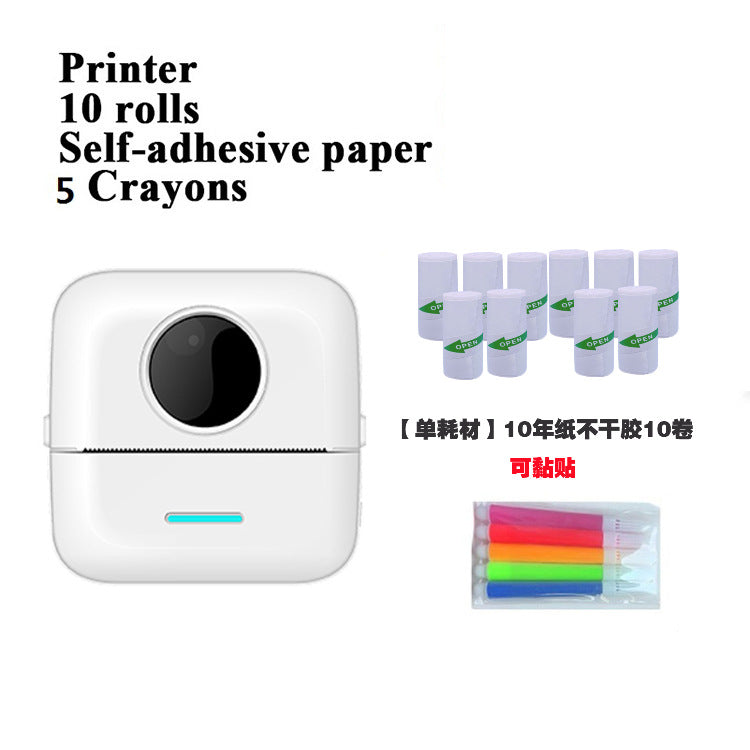 Cross-border new arrival portable mini student wrong question pocket printer label photo Bluetooth thermal printer