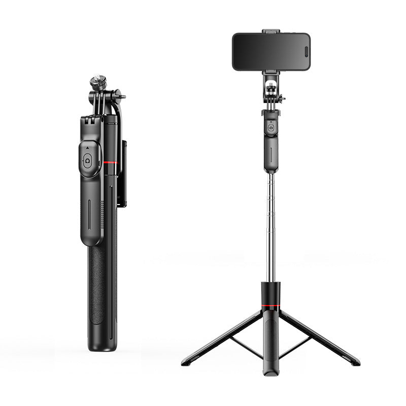 F16 selfie stick anti-shake retractable Bluetooth remote control photography artifact live selfie stick tripod phone holder