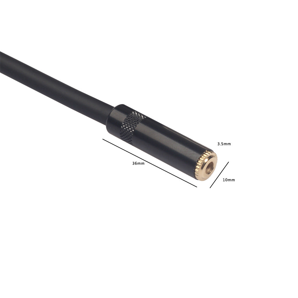 3.5 female to Cannon male microphone cord sound card microphone microphone audio cable connection condenser microphone 0.3m