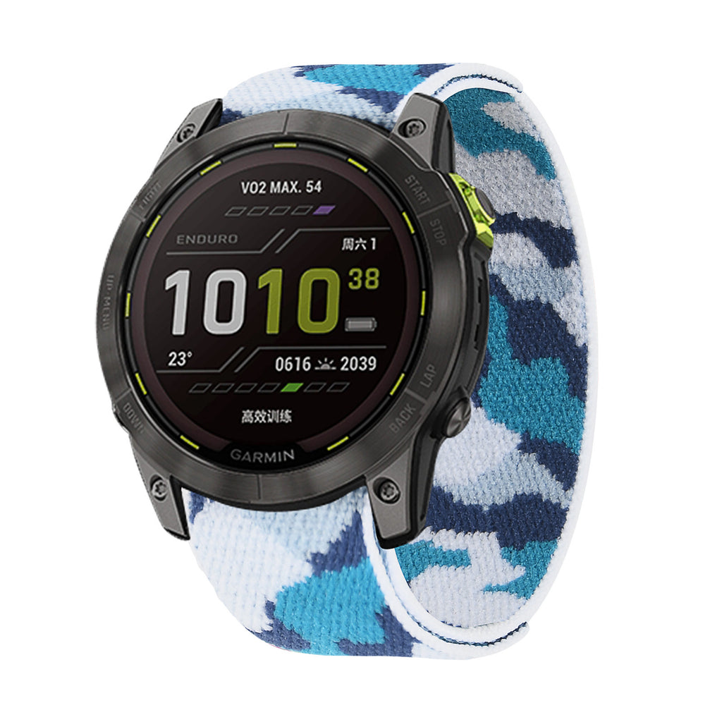 26mm/22mm suitable for Jiaming Fenix 7X Pro/6X 5X945 Velcro strap integrated loop wristband
