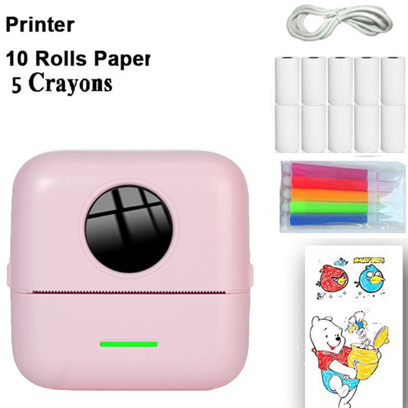 Cross-border new arrival portable mini student wrong question pocket printer label photo Bluetooth thermal printer