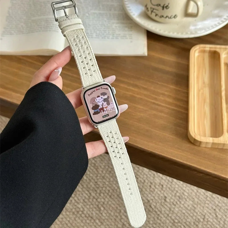 Suitable for AppleWatch watchband Apple watchband S1098 watchband iwatch654 generation woven watchband men and women se