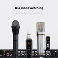 Wireless grenade system moving coil condenser microphone Transmit Receive unit handheld microphone wired to wireless converter