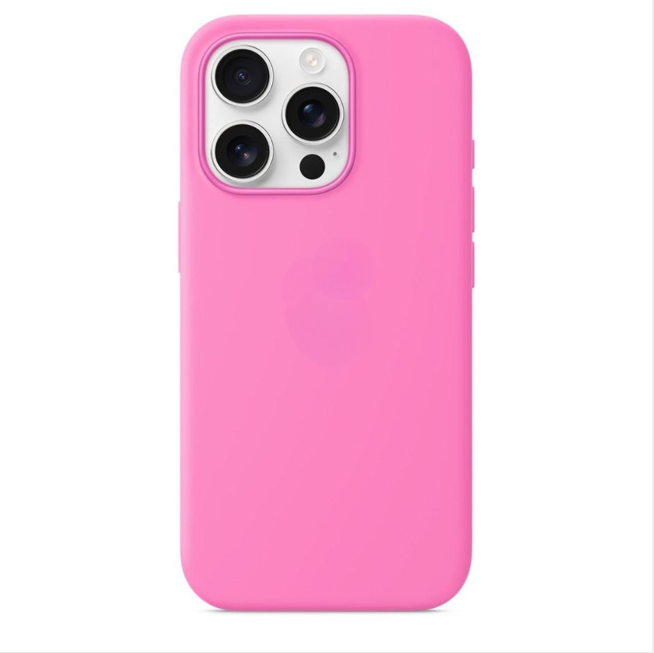Applicable to Apple iPhone16ProMax real liquid silicone MagSafe magnetic pop-up window Ai button phone case