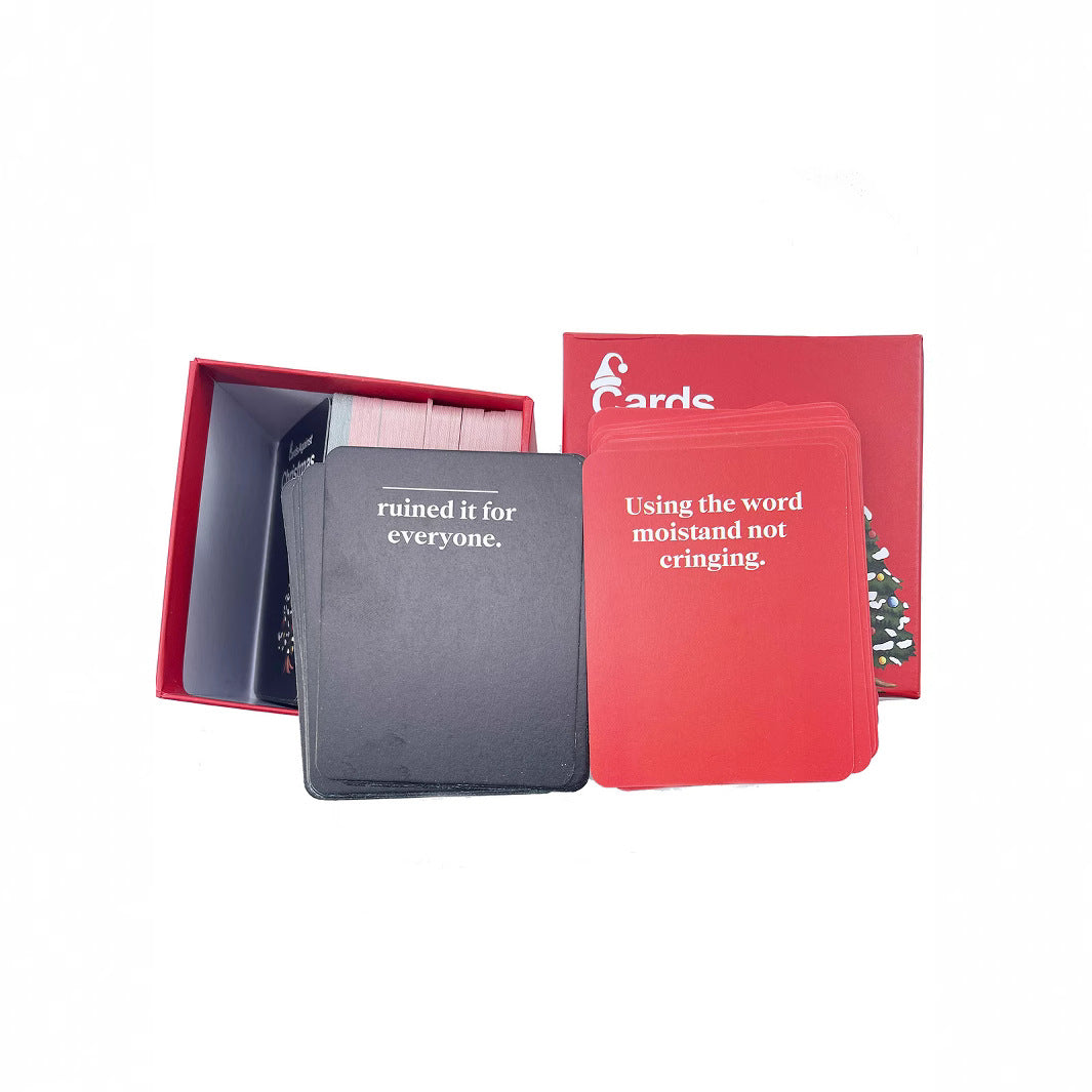 Cross-border new arrival Cards Against Christmas-Christmas theme party party atmosphere full