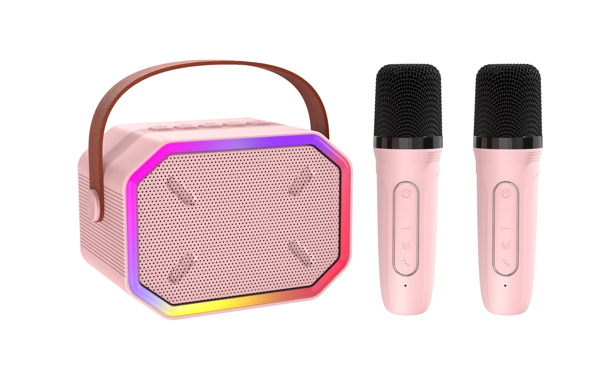 Lebo P3 Bluetooth audio wireless microphone boombox set small family KTV home karaoke artifact microphone