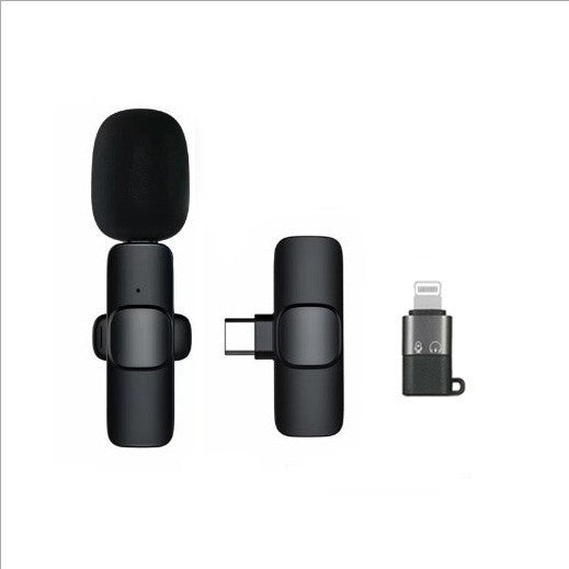 Cross-border K9 wireless collar clip microphone outdoor live broadcast Vlog noise reduction Radio Mini small microphone source factory