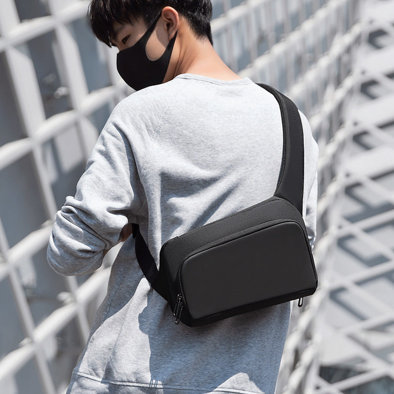 Mark Ryden fashion Men's bag shoulder bag cross-border multi-functional messenger bag City personal leisure chest bag