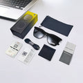 Cross-border Bluetooth glasses smart glasses driving music audio sunglasses set of glasses replaceable optical lens polarized sunglasses