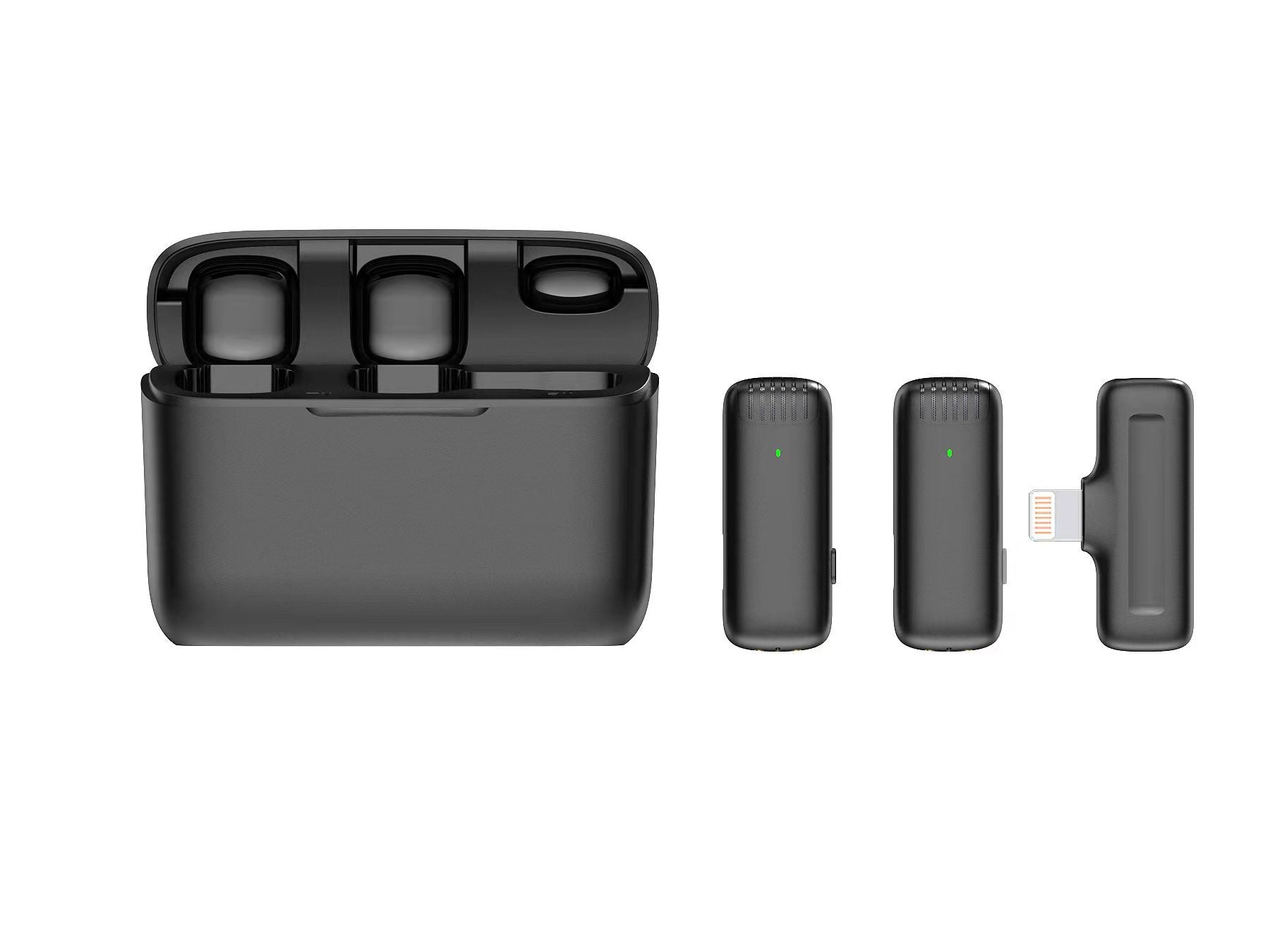 Cross-border hot wireless conference microphone Bluetooth live broadcast collar clip radio microphone J11 with charging warehouse in stock