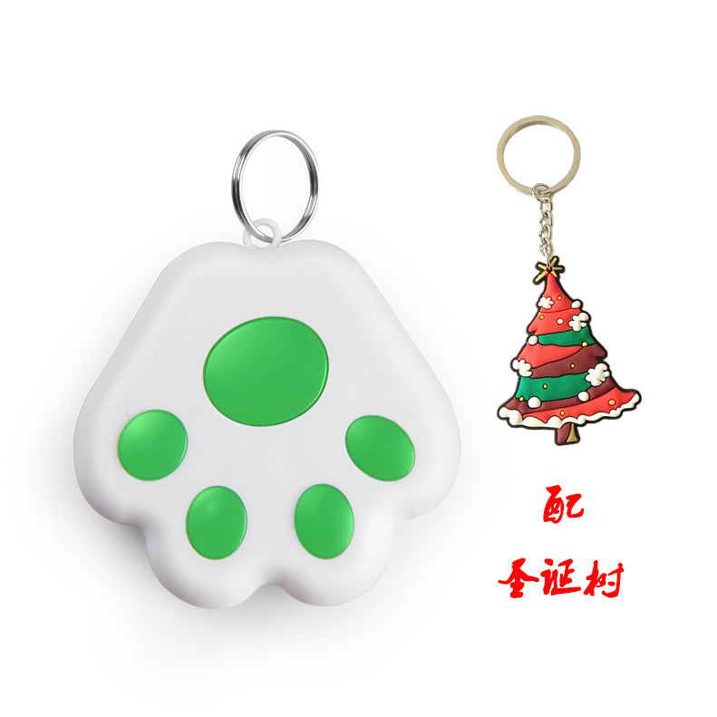 Smart dog's paw portable Bluetooth 5.0 pet mobile phone key wallet searching alarm anti-lost tracker locator