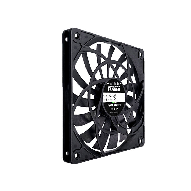 Huirde ice soul F12012 chassis fan ultra-thin desktop cooling fan intelligent PWM speed control