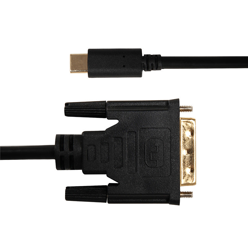 In stock type-c to dvi1.8 M HD adapter cable type-c to dvi 4K HD Converter Cable