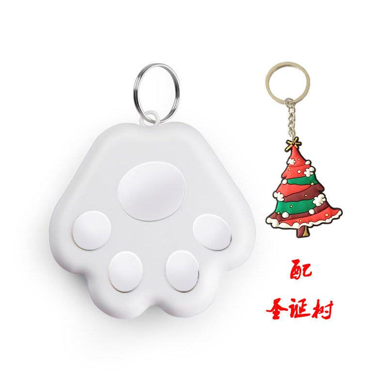 Smart dog's paw portable Bluetooth 5.0 pet mobile phone key wallet searching alarm anti-lost tracker locator