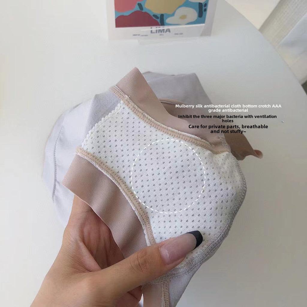 [8 gift boxes] socialite 2.0 silk moisturizing girl underwear antibacterial breathable mid-waist women's briefs