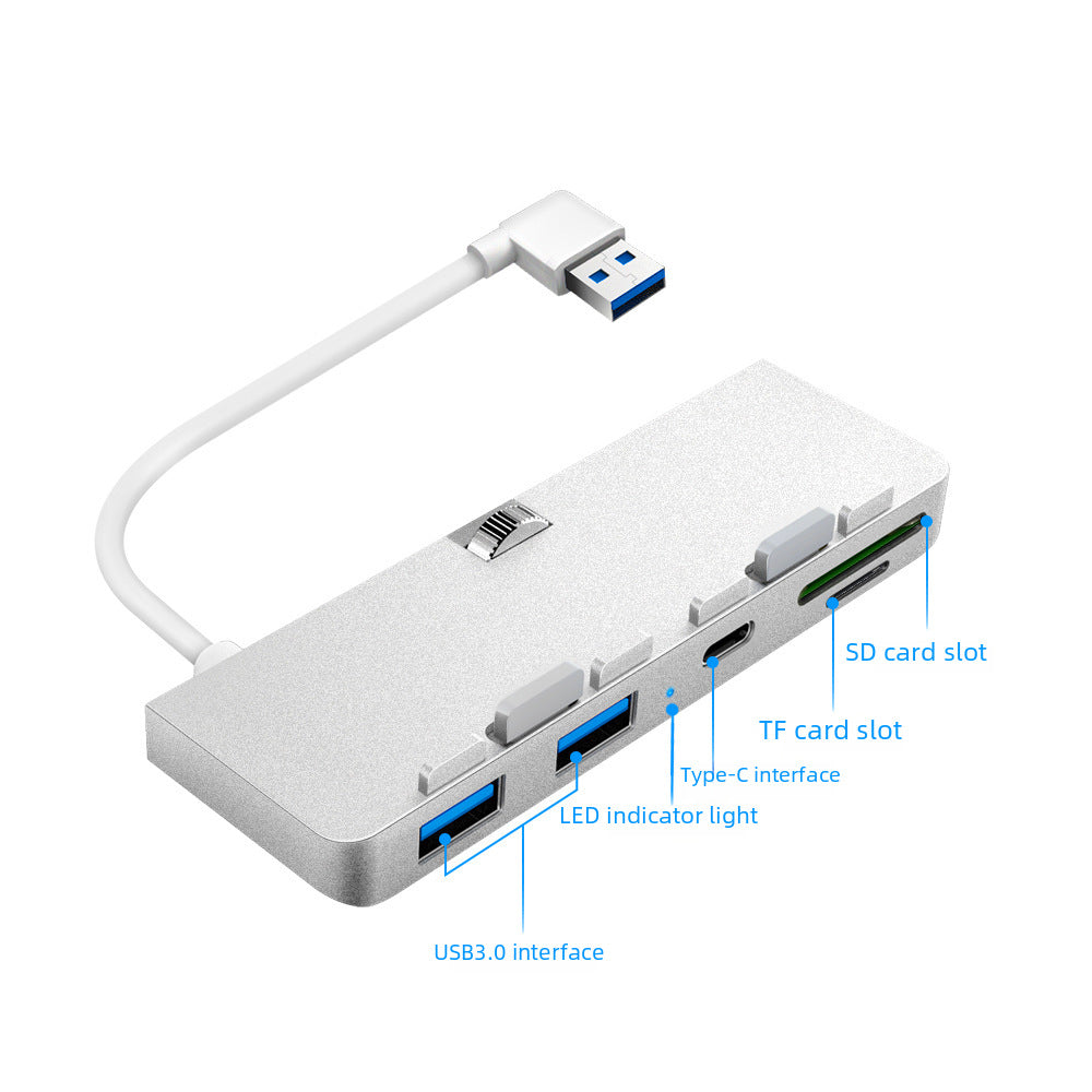 Rocketek applicable to iMac Apple all-in-one machine docking station USB 3.0 cable seperater hub concentrator SD/TF