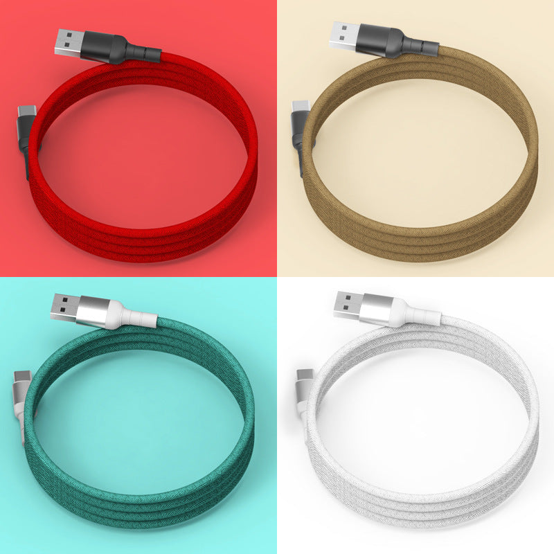 Aluminum Alloy 48 series braiding thread USB-A to type-c for Huawei Honor Super fast charge charging data cable