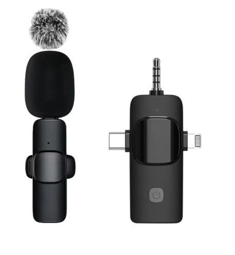 [Factory in stock] wireless microphone K1/K9/K6 plug-and-play intelligent noise reduction live broadcast collar clip microphone