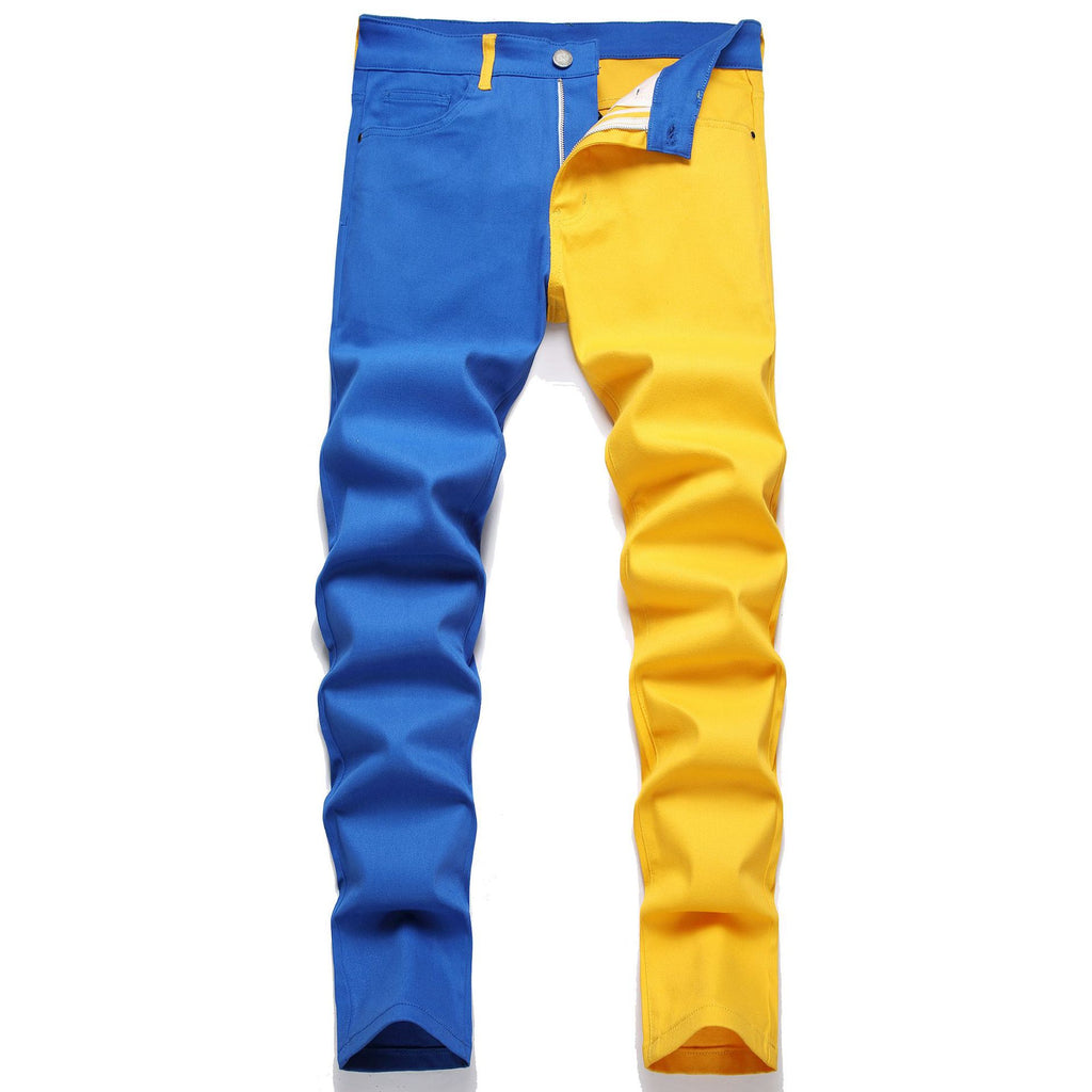 Men's jeans slim fit micro elastic 2025 new autumn and winter cross-border dedicated men's jeans fashion wholesale generation men