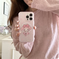 Pink XINGX girl cute magnetic bracket for iPhone16 Apple 15ProMax/14/13 phone case