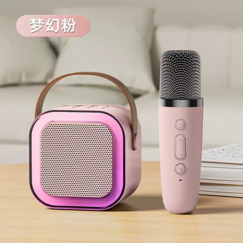 K12 PRO Bluetooth speaker wireless outdoor portable stereo colorful microphone integrated ktv microphone WeSing