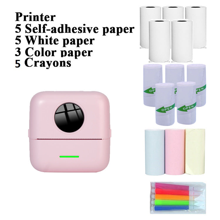 Cross-border new arrival portable mini student wrong question pocket printer label photo Bluetooth thermal printer