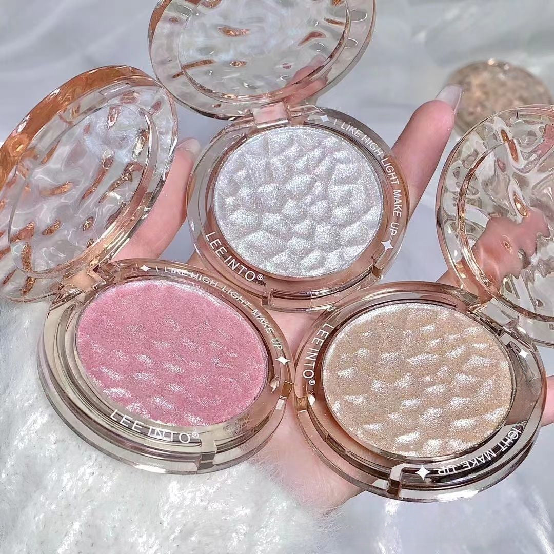 LEEINTO Crystal Bright Wave Light highlight powder natural three-dimensional repair pearlescent flash highlight mashed potatoes