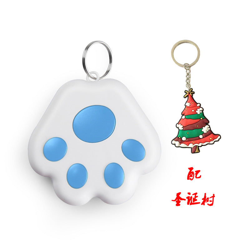 Smart dog's paw portable Bluetooth 5.0 pet mobile phone key wallet searching alarm anti-lost tracker locator