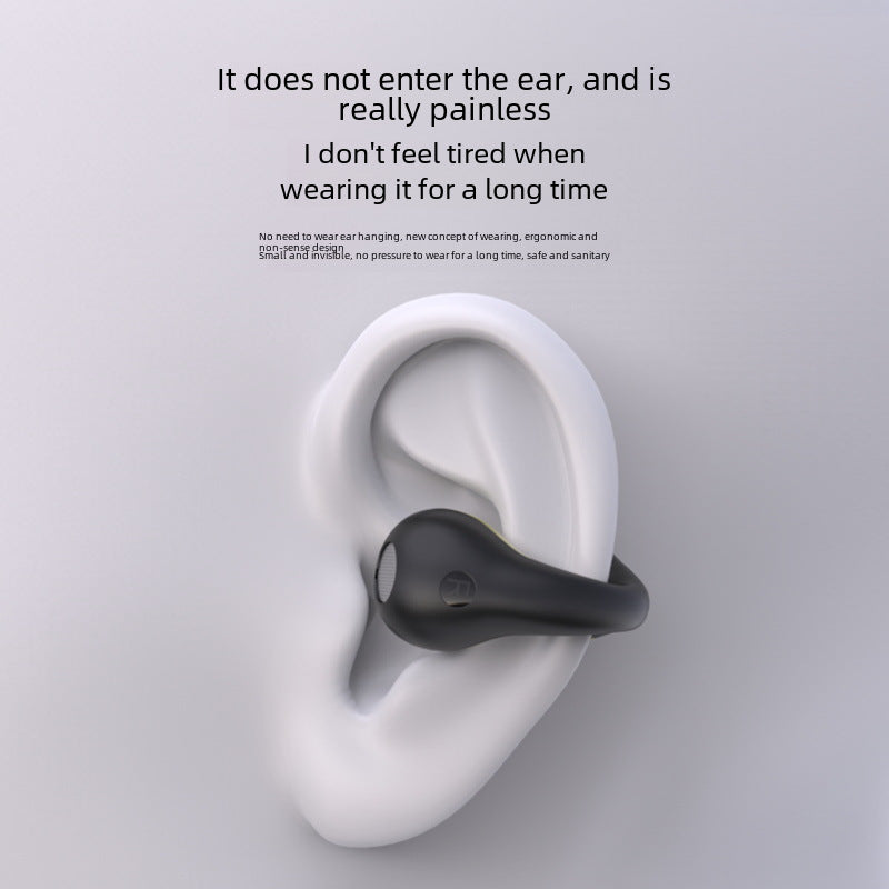 Cross-border Amazon Wireless Bluetooth headset ear-mounted private model sports noise-canceling headset large power clip-on headset