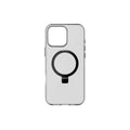 Applicable to Apple 16promax phone case Magsafe magnetic suction rotatable bracket transparent phone case 16 series