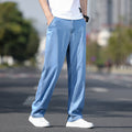 High-end Tencel regular jeans men's micro elastic all-matching comfortable teen trend casual men's straight jeans