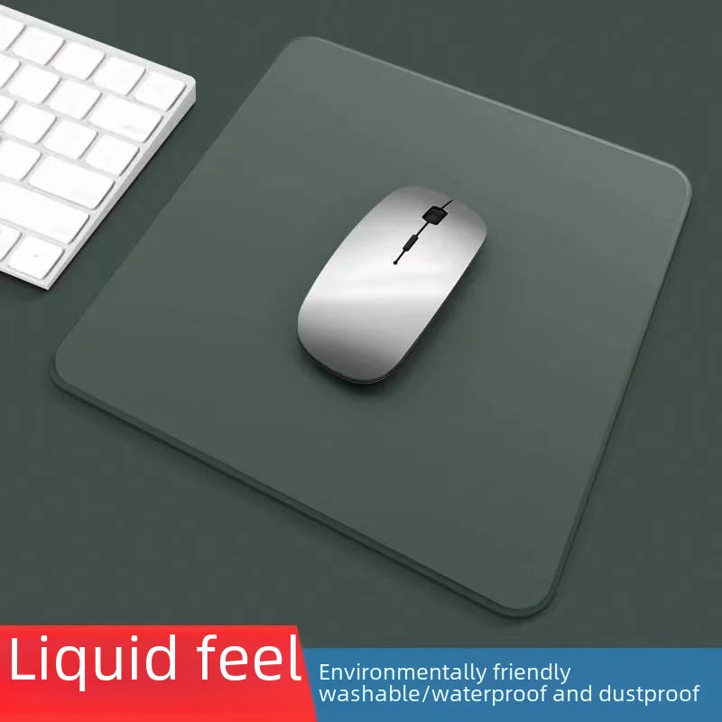 Liquid silicone mouse pad business desk odorless small soft pad laptop wrister protective mouse pad waterproof
