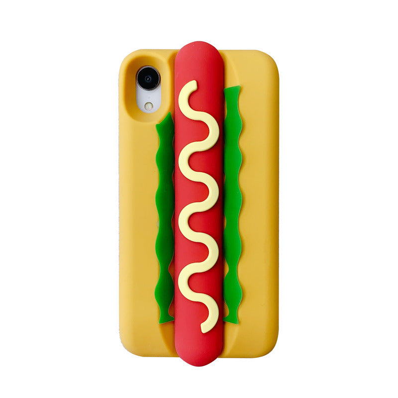 Creative three-dimensional sausage hot dog iPhone16 Apple 15 suitable for 13/14pro max phone case phone case 11