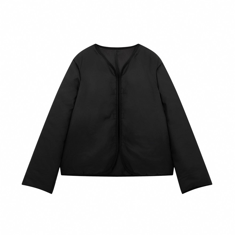 Unique design stand collar denim cotton jacket coat men's deconstruction stitching winter cotton padded detachable liner cotton-padded coat