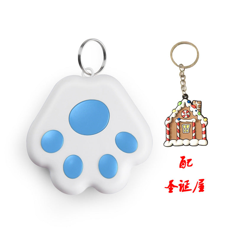 Smart dog's paw portable Bluetooth 5.0 pet mobile phone key wallet searching alarm anti-lost tracker locator