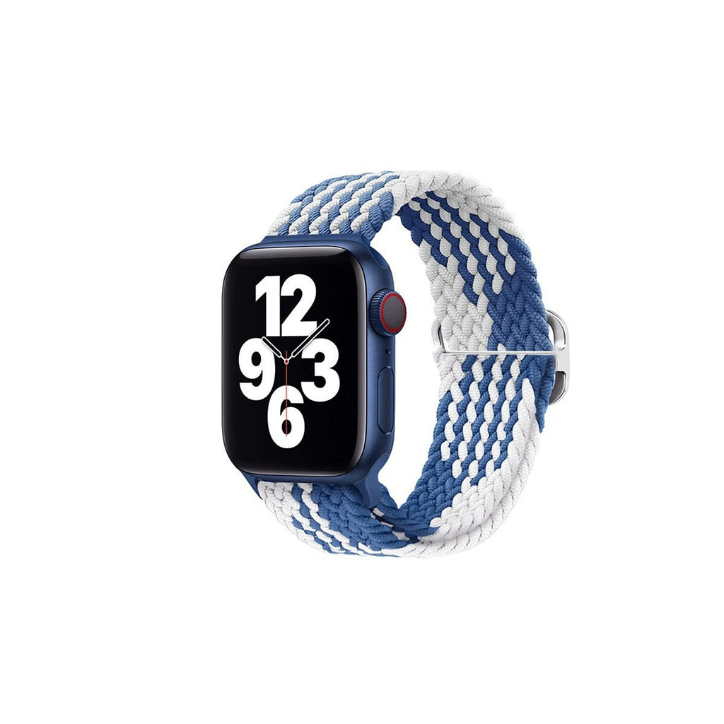 Apple woven strap for applewatch10 smart watch nylon adjustable Japanese buckle elastic strap