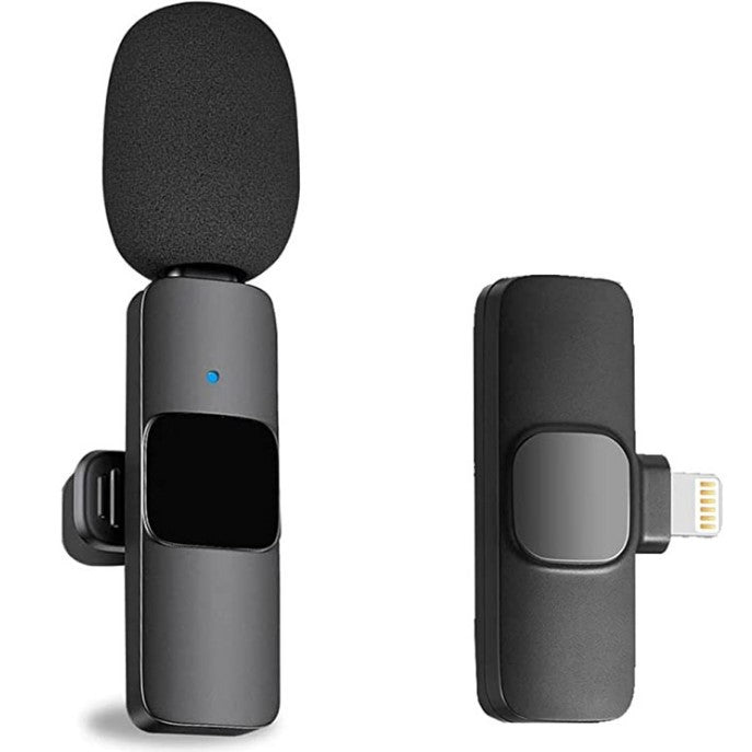 K1 wireless lavalier microphone mobile live streaming equipment New collar clip wireless mini microphone outdoor live broadcast