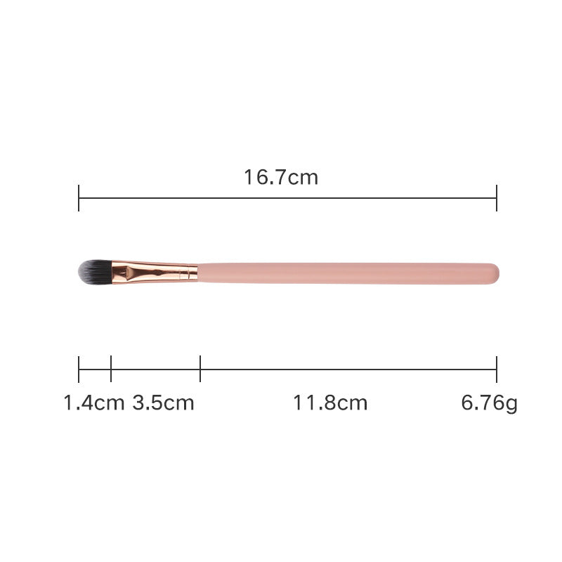 Cross-Border 16 pink makeup brushes suit rose gold makeup brush face powder foundation blush brush brow groomer makeup tools