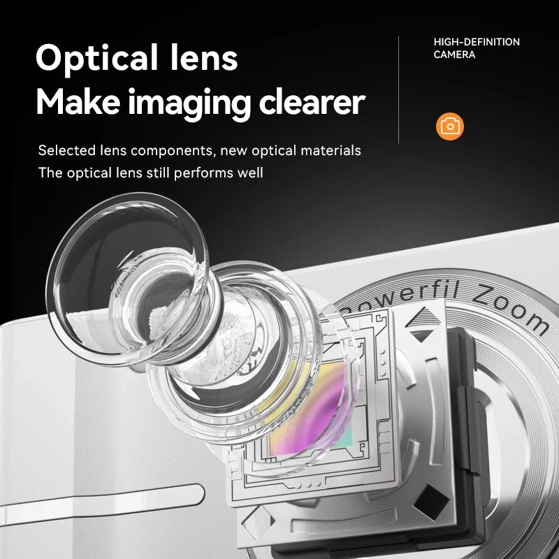 NNEOBA Digital Camera HD Video Recorder Silver