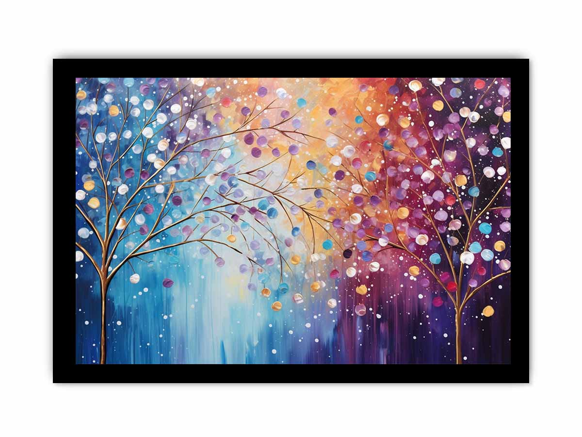 Sparkle Tree Art Canvas Art Print